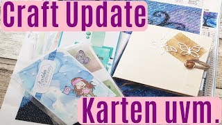 Craftupdate ✿ Karten basteln ✿ Minialbum Kreativbuch ✿ Basteln mit Papier [upl. by Zwick]