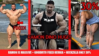 Ramon Dino Looks Huge at 6 Weeks Out  GoodVito Completely Fixed His Hernia  Neckzilla Still IN [upl. by Myrtice]