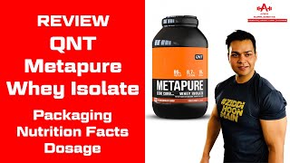 REVIEW QNT Metapure Ultimate Review  Hindi  Apex Supplements [upl. by Eeraj]