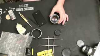 Beseler 58MM Lens Rebuild  Repair Part 2 [upl. by Akiam]