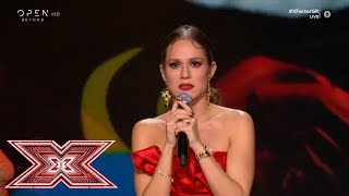 «Malo» από τη Λίλα Τριάντη  Live 3  X Factor Greece 2019 [upl. by Ebbie420]