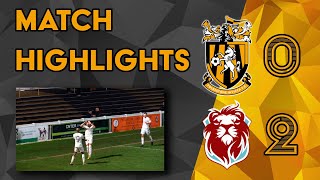 Highlights  Folkestone Invicta 02 Hastings United  Velocity Cup 4th Round [upl. by Lundeen]