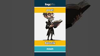 🇬🇧🇸🇰 poet  básnik  vocabulary builder  learn English  naučme sa anglicky [upl. by Oirretno]