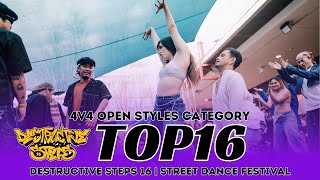 ADOBO VS JUICY VILLAINS  TOP16  4V4 OPEN STYLES  DESTRUCTIVE STEPS 16 [upl. by Chuck]