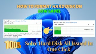 Hard Disk Low Level Formatting Remove Bad Sector 👈🛠️ [upl. by Sices]