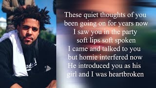 Deija Vu  J Cole Lyrics with Audio [upl. by Yblek]