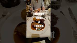 Christmas dinner 4seasons christmas christmasfood christmasdinner luxuryfood hamburg fairmont [upl. by Haseefan327]