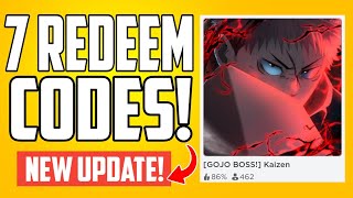 Kaizen CODES 2024  EVERY WORKING CODES  ALL ROBLOX CODES GOJO BOSS [upl. by Nylad]