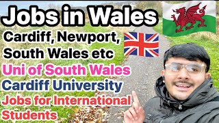 Jobs in Cardiff City  Where to apply jobs in South Wales  Is it easy as an international student [upl. by Lubin]