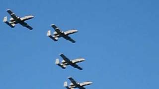 A10 Fly Over at Texas Motor Speedway [upl. by Kalb75]