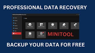 MiniTool Professional Data Recovery Software  Backup your DATA for FREE [upl. by Damek]