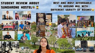 Student review about Sundarone Hostel near manipal university jaipur best and most affordable pg [upl. by Allekim192]