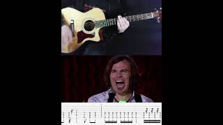 Tenacious D  Master Exploder Riff  Guitar lesson with TAB  Tutorial  Cover [upl. by Ama340]