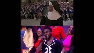 Sister Act 2 quotOh happy dayquot Wait for the transition 🤯🤸🤭 whoopi RyanTobi sisteract trending fyp [upl. by Ydnis]