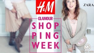 TRY ON FASHION HAUL  HM Glamour Shopping Week  ZARA Michael Kors [upl. by Flossi]