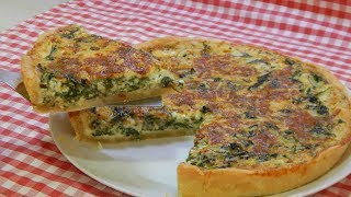 Cómo hacer un pastel de acelgas muy fácil y delicioso Quiche de acelgas [upl. by Laehpar599]