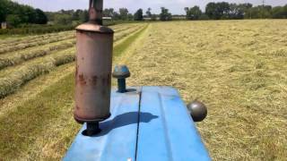 How to rake hay the 1960s way [upl. by Roseanna343]