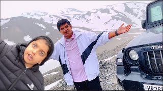 Finally Baraf Dekh li 😍  Ladakh Trip Day 2  Vishal Khatana Vlogs [upl. by Ynattirb]