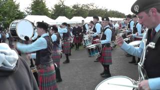 Field Marshal Montgomery Pipe Band  walking back to the bus as World Champions 2012 [upl. by Balliol]