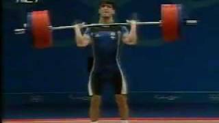 Pyrros Dimas  215kg Clean amp Jerk  Sydney 2000 [upl. by Goar]