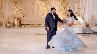 Bride and Grooms BEAUTIFUL First Dance at their Indian Wedding  4K [upl. by Ainos]