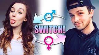 GENDER SWITCH What Would We Look Like 👦🏻🔄👩🏻 FaceApp [upl. by Locklin]