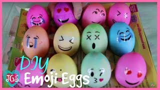 Emoji Easter Eggs DIY  How To Make Easy Emoji Eggs craft  best friends [upl. by Razec]