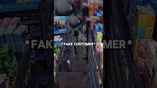 Shopkeeper Traps Robbers With Machete [upl. by Buskus146]