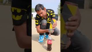 Coke rocket experiment shortsvideoshorttrendingMr Indian hacker [upl. by Dace520]