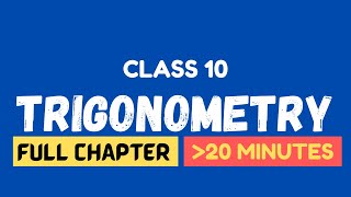 Introduction to Trigonometry class 10  Full Chapter  One Shot [upl. by Seema594]