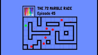 The 72 Marble Race Ep 45 by Algodoo [upl. by Rubin886]