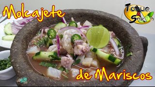 Molcajete de Mariscos quotpaso a pasoquot TOQUE Y SAZÓN [upl. by Enneite999]