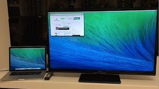 Seiki 4k TV Unboxing amp First look with Retina MacBook Pro at 3840 x 2160 [upl. by Esiuol649]