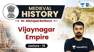 L15 Vijayanagar Empire l Krishna Deva Raya l Battle of Talikota l Medieval History UPSC [upl. by Rahab]