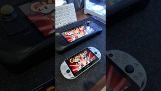 my ps vita and steam deck  playing Cuphead games gaming handheld psvita playstationvita [upl. by Naashom737]