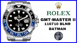 Rolex GMT MASTER 2  116710BLNR BATMAN [upl. by Thibault]