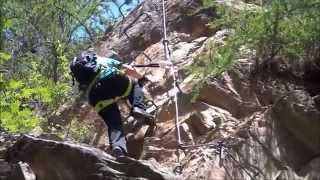 Klettersteig Lehner Wasserfall 2013 Tirol  Oetztal [upl. by Anaeda]