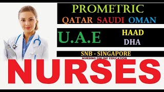 Prometric Questions amp Answers for Nurses 2024 Prometric QATAR OMAN SAUDI  HAAD DHA SNB Part 26 [upl. by Oirromed]