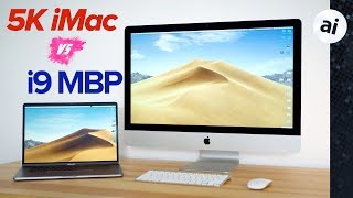 2018 i9 MacBook Pro vs 2017 5K iMac  Performance Comparison [upl. by Ahsitam701]