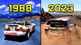 Evolution of Rally Games 19882023 [upl. by Ahsemrak]