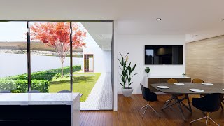 LA MEJOR CASA MODERNA Y MINIMALISTA IDEAL PARA UNA FAMILIA PEQUEÑA [upl. by Olnek]