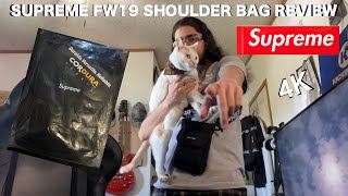 Supreme FW19 Shoulder Bag Review [upl. by Ardnusal]