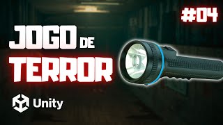 COMO CRIAR UM JOGO DE TERROR NA UNITY  LANTERNA  04 [upl. by Kayne]