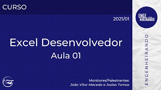 Curso de Excel Desenvolvedor  AULA 01 [upl. by Viehmann]