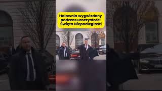 Hołownia wygwizdany podczas uroczystości Święta Niepodległości [upl. by Tibbitts]