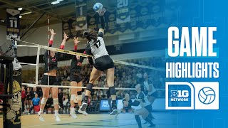 Ohio State at Purdue  Highlights  Big Ten Volleyball  10232024 [upl. by Sena]