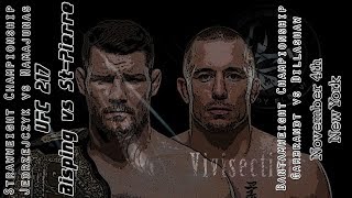 The MMA Vivisection  UFC 217 Bisping vs StPierre picks odds amp analysis [upl. by Kenton918]