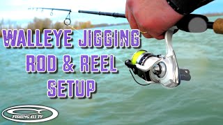 Rod and Reel Setup for Walleye Jigging [upl. by Lee]