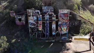 Fly over abandoned SLO County mercury mine [upl. by Lenoel152]