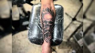 Skull microphone Tattoo [upl. by Wadleigh]